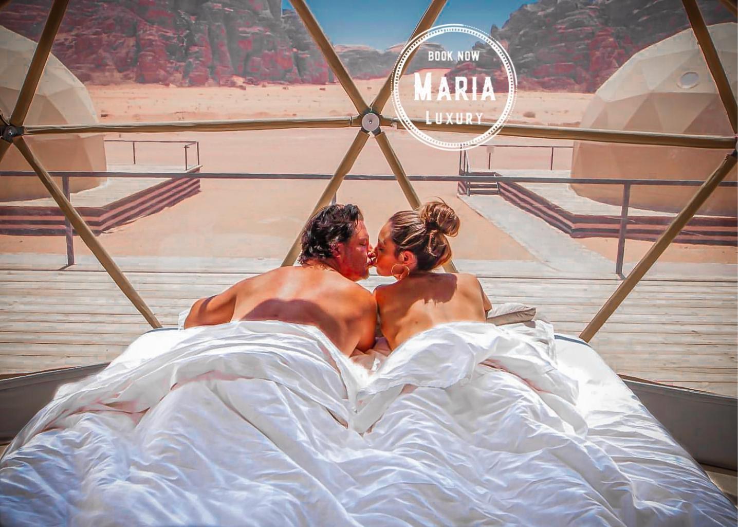 Rum Maria Luxury Camp & Bubble Rooms Wadi Rum Exterior photo
