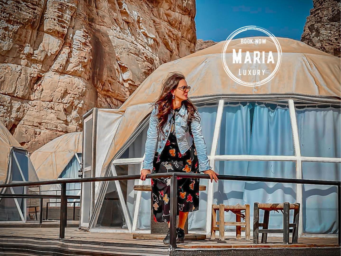 Rum Maria Luxury Camp & Bubble Rooms Wadi Rum Exterior photo