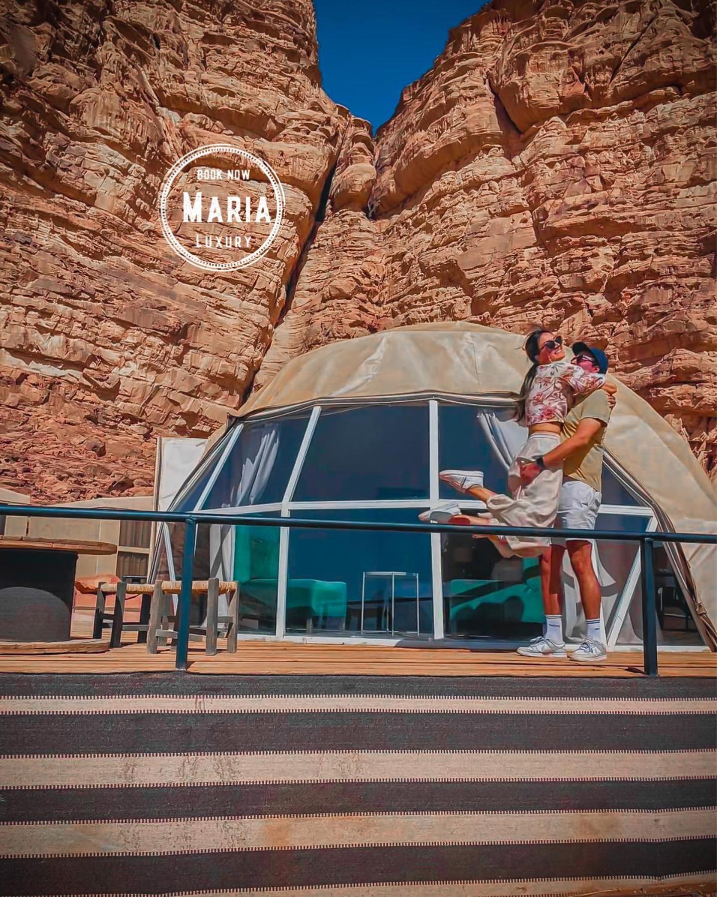 Rum Maria Luxury Camp & Bubble Rooms Wadi Rum Exterior photo