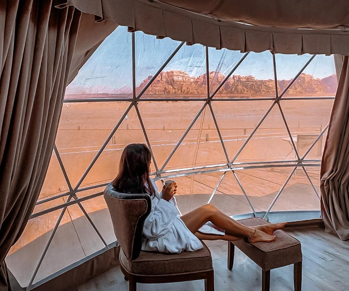 Rum Maria Luxury Camp & Bubble Rooms Wadi Rum Exterior photo