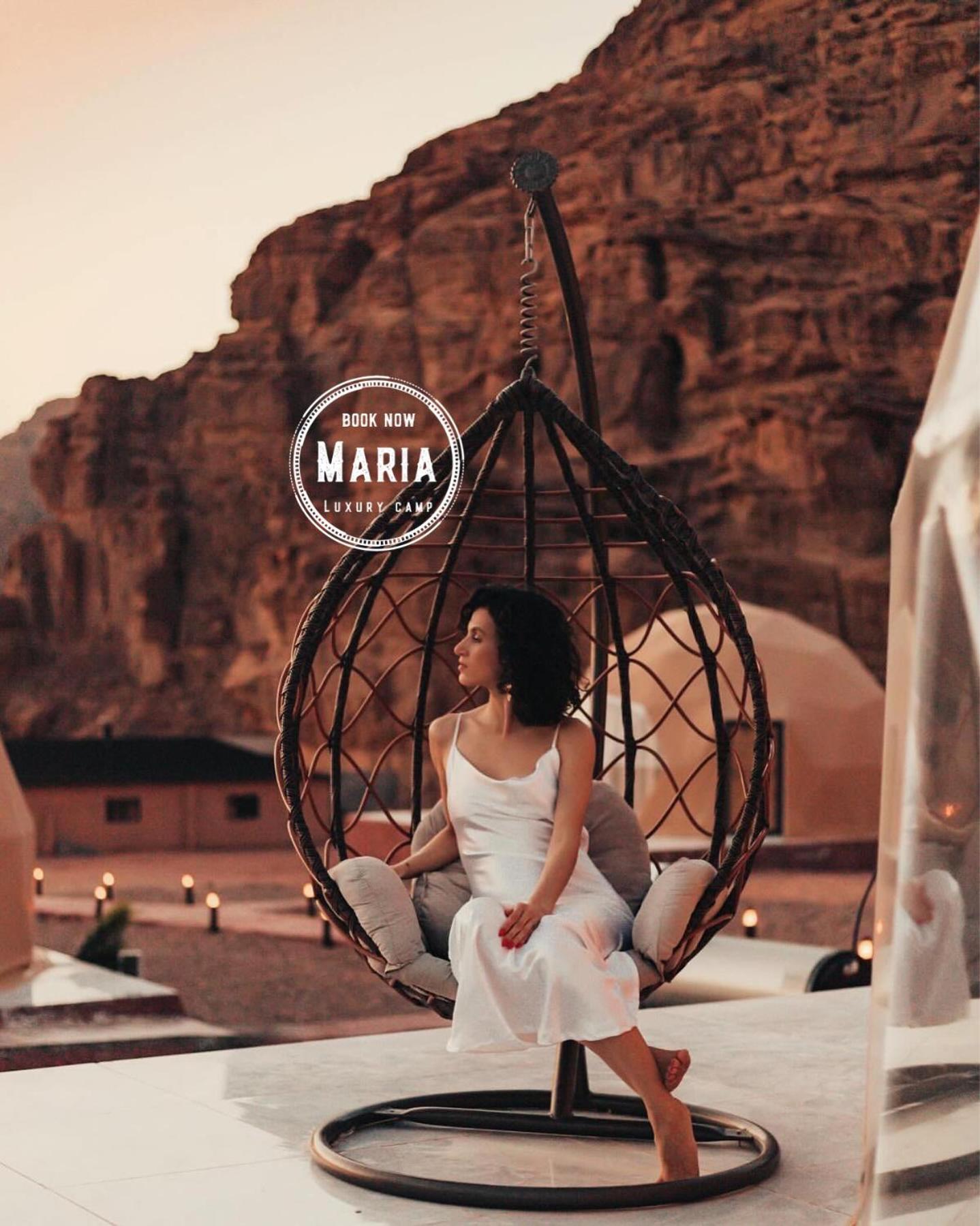 Rum Maria Luxury Camp & Bubble Rooms Wadi Rum Exterior photo