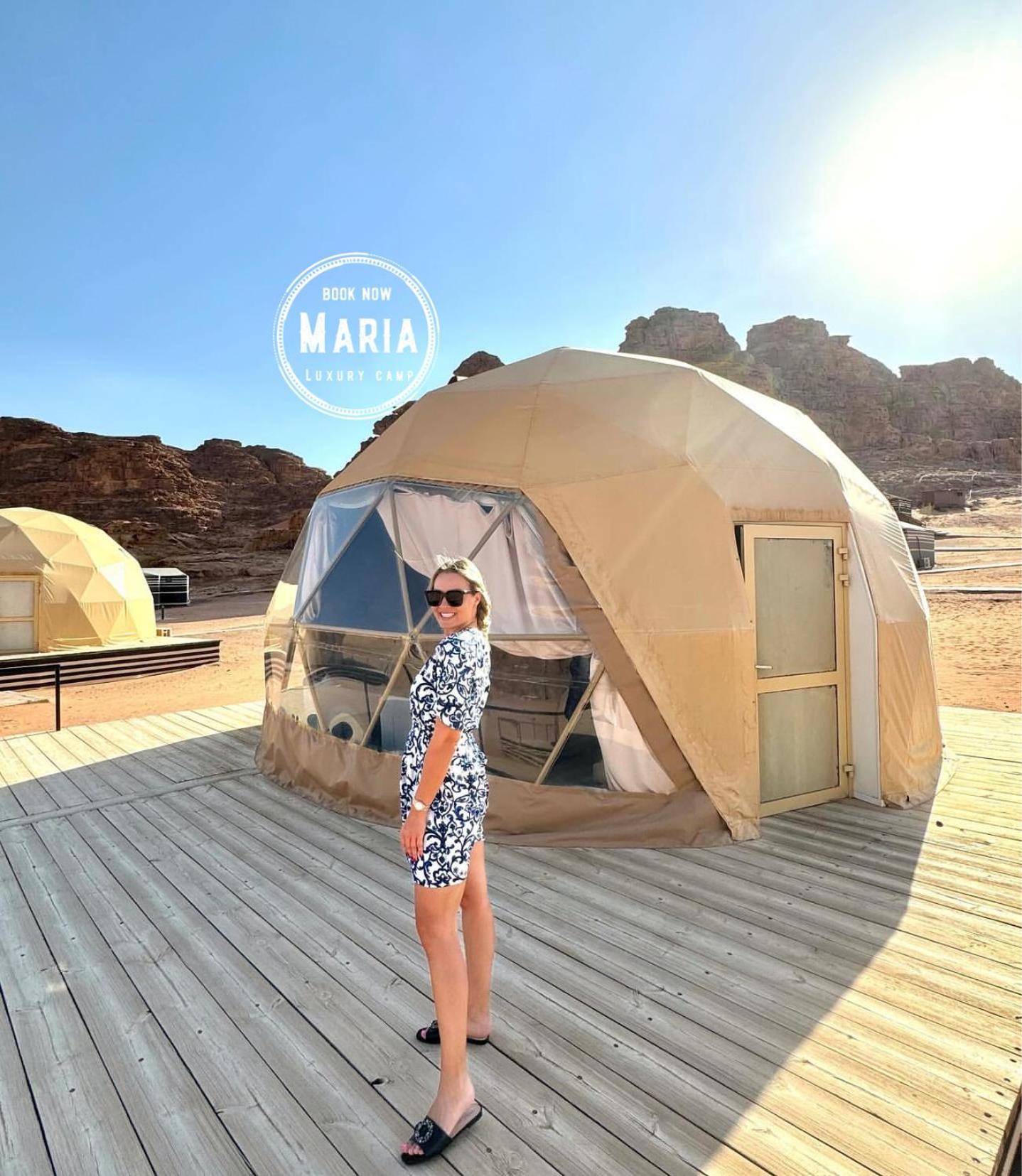 Rum Maria Luxury Camp & Bubble Rooms Wadi Rum Exterior photo