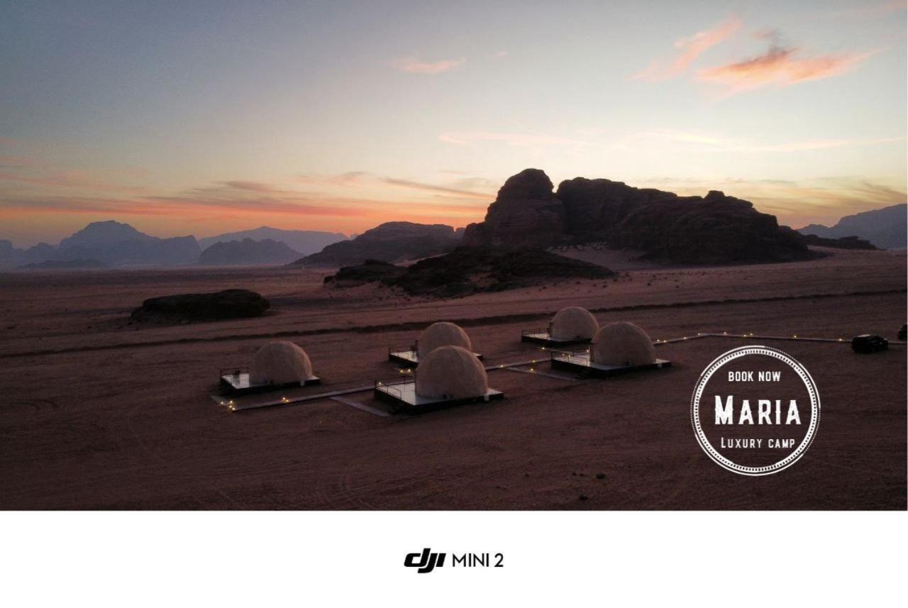 Rum Maria Luxury Camp & Bubble Rooms Wadi Rum Exterior photo