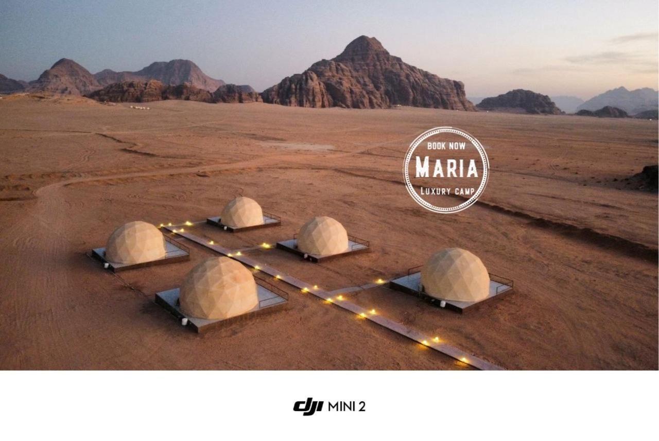 Rum Maria Luxury Camp & Bubble Rooms Wadi Rum Exterior photo