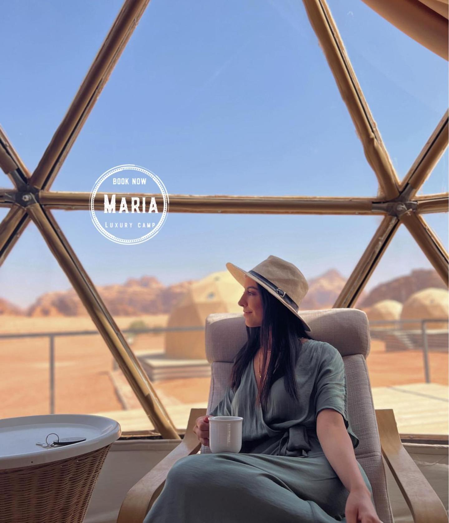 Rum Maria Luxury Camp & Bubble Rooms Wadi Rum Exterior photo